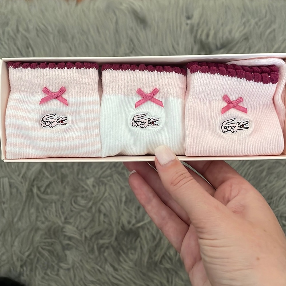 Lacoste baby socks